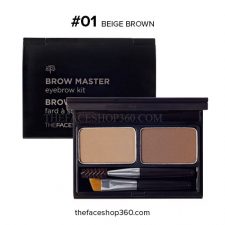 Bột kẻ chân mày Brow Master Eyebrow Kit #01 Beige Brown (Nâu)