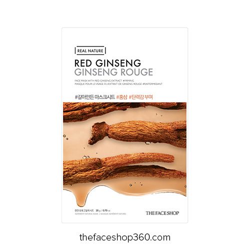 Mặt nạ Hồng Sâm Real Nature Red Ginseng TheFaceShop
