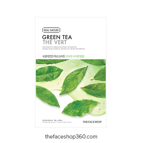 Mặt nạ trà xanh Real Nature Mask Green Tea TheFaceShop