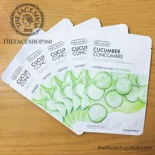 Mặt nạ dưa leo Real Nature Cucumber The Face Shop