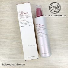 Mặt trước Nước hoa hồng Lựu Pomegranate & Collagen Volume Lifting Toner The Face Shop (160ml)