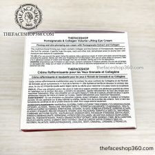 Thông tin Kem dưỡng mắt Pomegranate & Collagen Volume Lifting Eye Cream The Face Shop