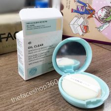 Phấn phủ kiềm dầu Oil Clear Smooth & Bright Pact TheFaceShop