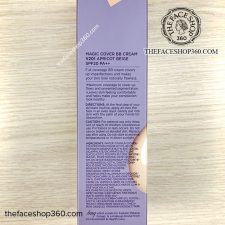 Thông tin Magic Cover BB Cream SPF20 PA++ fmgt The Face Shop (45ml)