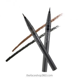 Bút Lông Kẻ Viền Mí Ink Graffi Brush Pen Liner TheFaceShop