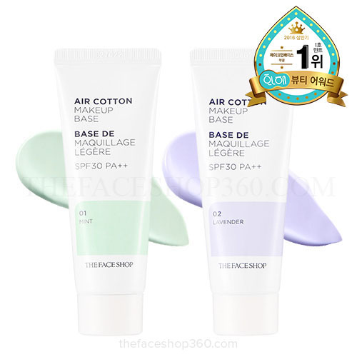 Kem Lót Air Cotton Make Up Base Spf30 Pa++ The Face Shop (35G) -  Thefaceshop360
