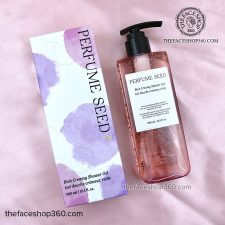Mặt trước Sữa tắm sáng da, ẩm mịn Perfume Seed Rich Creamy Shower Gel The Face Shop (300ml)