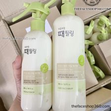 Dung tích 300ml và 500ml Body Clean Peeling Mist The Face Shop
