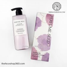 Sữa dưỡng sáng da ẩm mịn Perfume Seed Rich Body Milk The Face Shop (300ml)