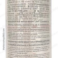 Tinh Dầu Tẩy Trang Gạo Rice Water Bright Light Cleansing Oil The Face Shop (150ml)