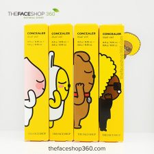 Che Khuyết Điểm 2 Đầu Concealer Dual Veil phiên bản Kakao Friends TheFaceShop