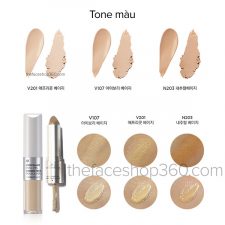 Tone màu Che Khuyết Điểm 2 Đầu Concealer Dual Veil TheFaceShop