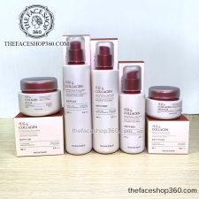 Bộ dưỡng da chống lão hóa Lựu Pomegranate & Collagen Volume Lifting The Face Shop