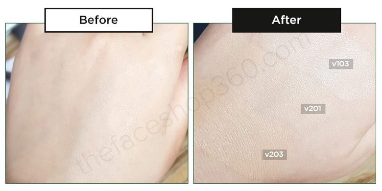 Test tone màu Phấn Nước Bổ Sung Ẩm Miracle Finish CC Ultra Moist Cushion SPF50+ PA+++