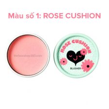 Rose Cushion Blusher - Phấn Má Hồng Lovely MEEX Cushion Blusher TheFaceShop