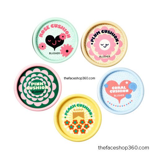 Phấn Má Hồng Lovely MEEX Cushion Blusher TheFaceShop