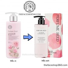 Mẫu mới Sữa dưỡng thể nước hoa Perfume Seed Velvet Body Milk The Face Shop (300ml)