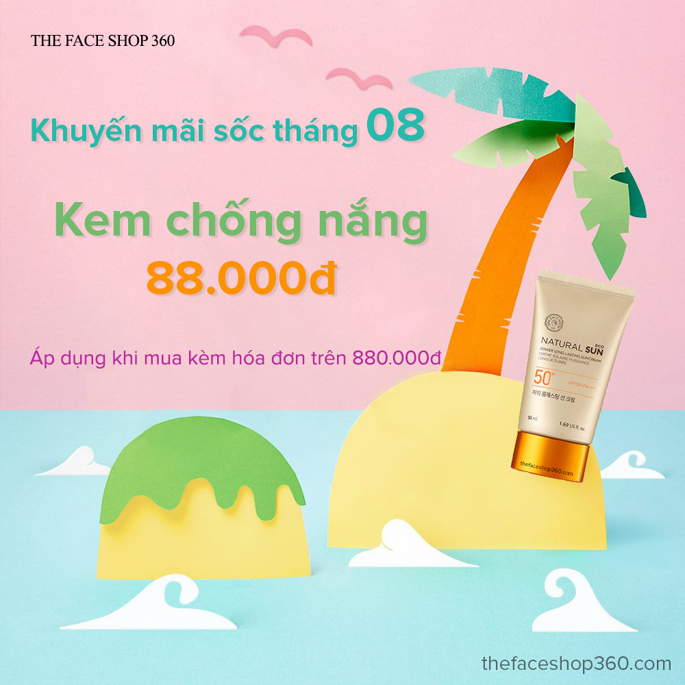 Kem chống nắng Long Lasting chỉ 88.000đ