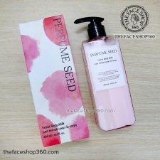 Mặt trước Sữa dưỡng thể nước hoa Perfume Seed Velvet Body Milk The Face Shop (300ml)