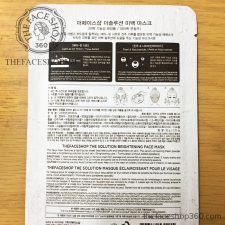 Mặt nạ dưỡng trắng da The Solution Brightening Face Mask