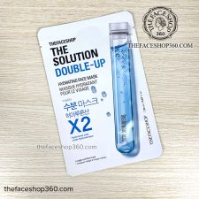 Mặt trước Mặt nạ cấp ẩm The Solution Double Up Hydrating Face Mask The Face Shop
