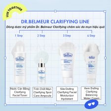 Bộ dưỡng cho da mụn nhạy cảm Dr. Belmeur Clarifying