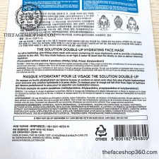 Thông tin Mặt nạ cấp ẩm The Solution Double Up Hydrating Face Mask The Face Shop