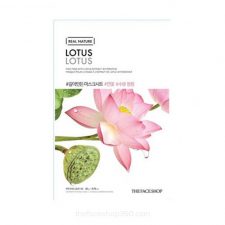 Mặt nạ sáng hồng da từ Hoa sen Real Nature Lotus Face Mask The Face Shop