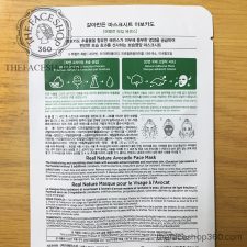 Mặt nạ Bơ phục hồi độ ẩm Real Nature Avocado Face Mask The Face Shop