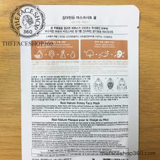Mặt nạ mật ong làm sáng da Real Nature Honey Face Mask The Face Shop