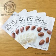 Mặt nạ Bơ hạt mỡ Real Nature Shea Butter Face Mask The Face Shop