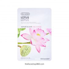Mặt nạ sáng hồng da từ Hoa sen Real Nature Lotus Face Mask The Face Shop