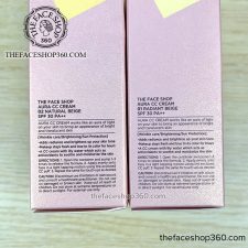 Thông tin Kem Nền CC Cream Aura Color Control Cream fmgt The Face Shop