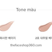 Tone màu Kem Nền CC Cream Aura Color Control Cream fmgt The Face Shop