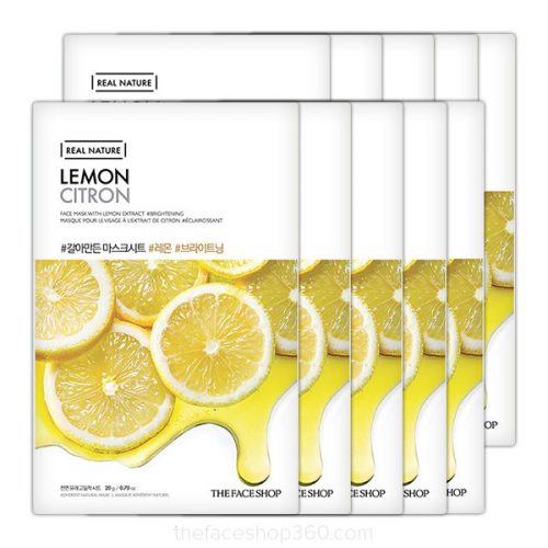 Mặt nạ chanh Real Nature Lemon TheFaceShop