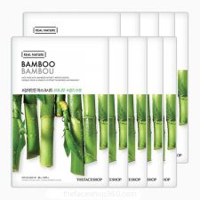 Set 10 miếng Mặt nạ Tre non Real Nature Mask Bamboo TheFaceShop