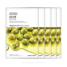 Set 5 miếng Mặt nạ dầu Ôliu Real Nature Olive The Face Shop