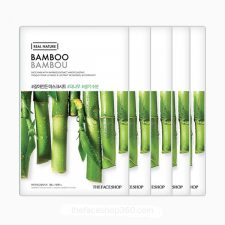 Set 5 miếng Mặt nạ Tre non Real Nature Mask Bamboo TheFaceShop
