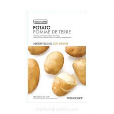 Mặt nạ Khoai tây cấp ẩm và dưỡng sáng Real Nature Potato Face Mask