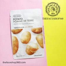 Mặt trước Mặt nạ Khoai tây cấp ẩm và dưỡng sáng Real Nature Potato Face Mask