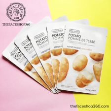 Mặt nạ Khoai tây cấp ẩm và dưỡng sáng Real Nature Potato Face Mask