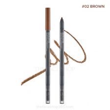 Chì kẻ chân mày không trôi Browlasting Waterproof Eyebrow Pencil #02 Brown (màu Nâu)