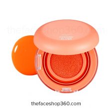 Má hồng dạng nước Hydro Cushion Blush 03 Coral The Face Shop (màu Hồng Cam)