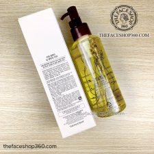 Mặt sau Dầu tẩy trang hoa Cúc làm sạch sâu Real Blend Deep Cleansing Oil The Face Shop (225ml)
