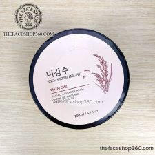 Mặt trên Kem Massage Gạo làm sáng da Rice Water Bright Facial Massage Cream The Face Shop (200ml)