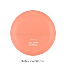 Mặt trước hộp Má hồng dạng nước Hydro Cushion Blush 03 Coral The Face Shop (màu Hồng Cam)