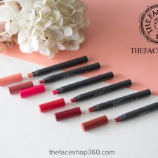 Màu son lì đa năng Flat Velvet Lipstick The Face Shop