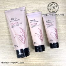Các size Sữa rửa mặt gạo Rice Water Bright Cleansing Foam The Face Shop