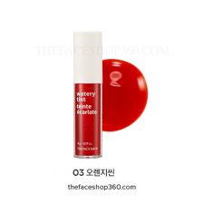 Son Tint Watery Tint 03 Orange Scene (màu Đỏ Cam) The Face Shop