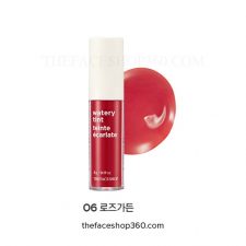 Son Tint Watery Tint 06 Rose Garden (màu Đỏ Hồng) The Face Shop
